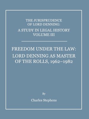 cover image of A Study in Legal History, Volume 3